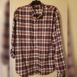 Mens long sleeve J Crew button down